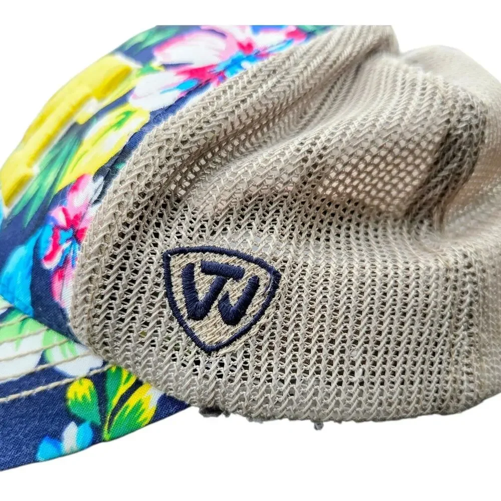 Michigan Wolverines Floral Trucker Hat Top of the World Women Allure Mesh Cap M